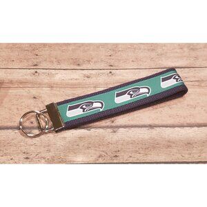 Seattle Seahawks Wristlet Keyfob / Keychain